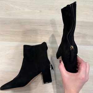J. Crew Black Heeled Boots